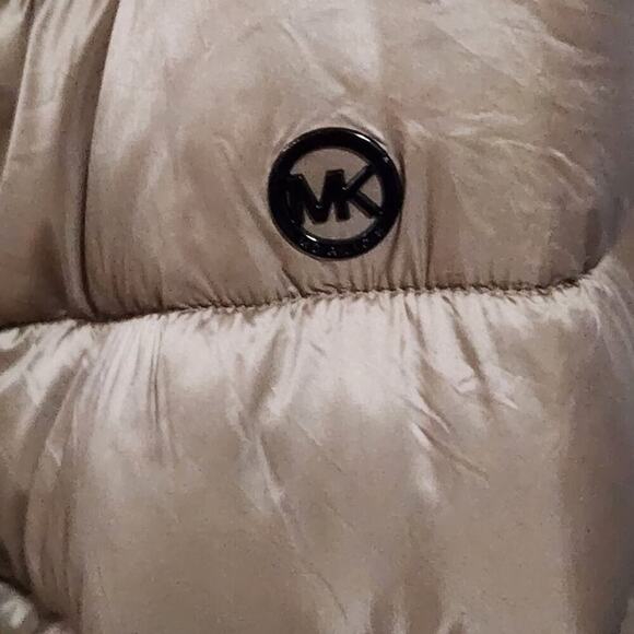 Michael Kors Truffle Champagne packable long puffer coat plus size 2X new!!!‎ - Picture 11 of 14